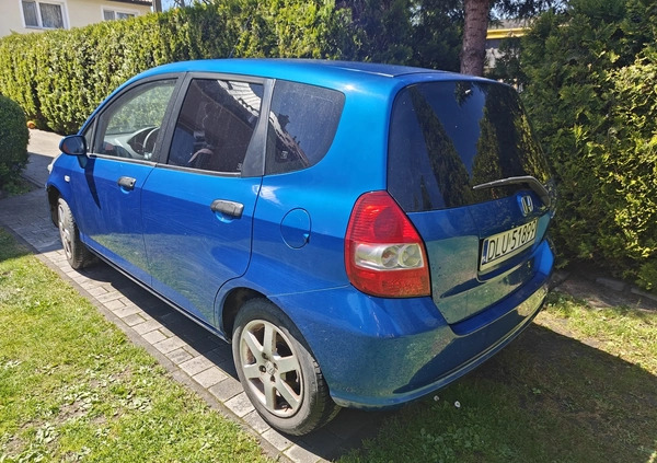 Honda Jazz cena 8600 przebieg: 174060, rok produkcji 2004 z Lubin małe 407